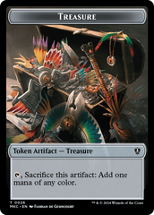 Gold // Treasure Double-Sided Token [Murders at Karlov Manor Commander Tokens] MTG Single Magic: The Gathering | Red Claw Gaming