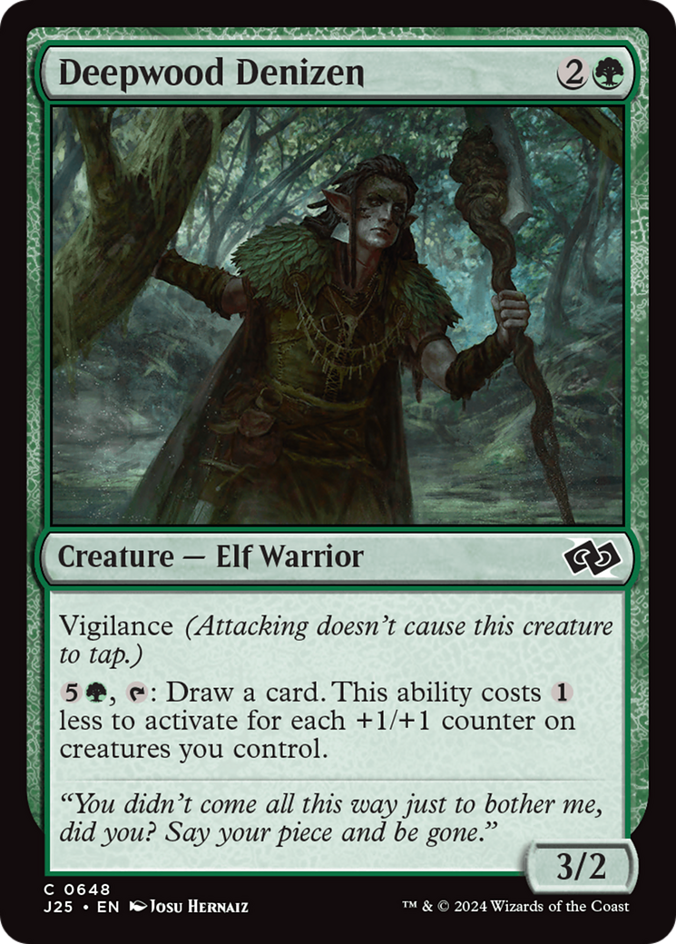 Deepwood Denizen [Foundations Jumpstart] MTG Single Magic: The Gathering | Red Claw Gaming