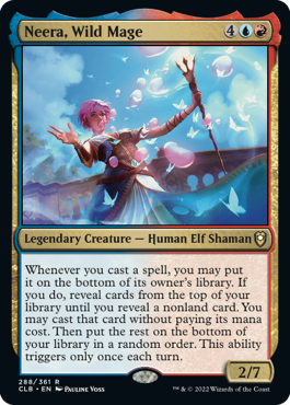 Neera, Wild Mage [Commander Legends: Battle for Baldur's Gate] MTG Single Magic: The Gathering | Red Claw Gaming
