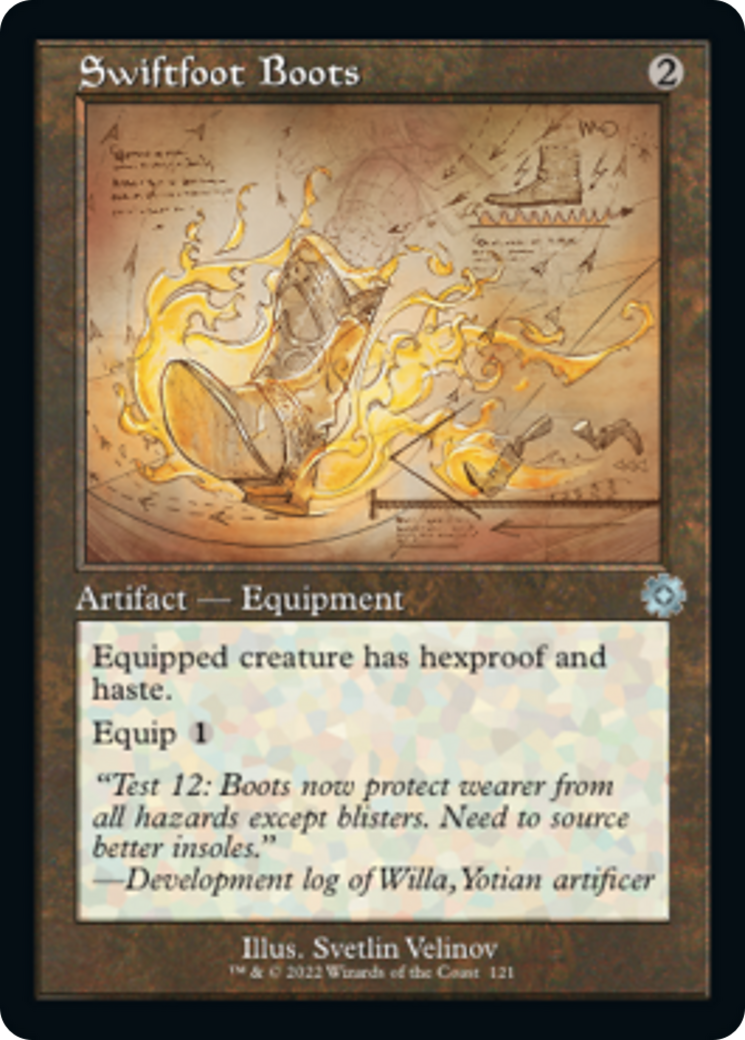 Swiftfoot Boots (Retro Schematic) [The Brothers' War Retro Artifacts] MTG Single Magic: The Gathering | Red Claw Gaming