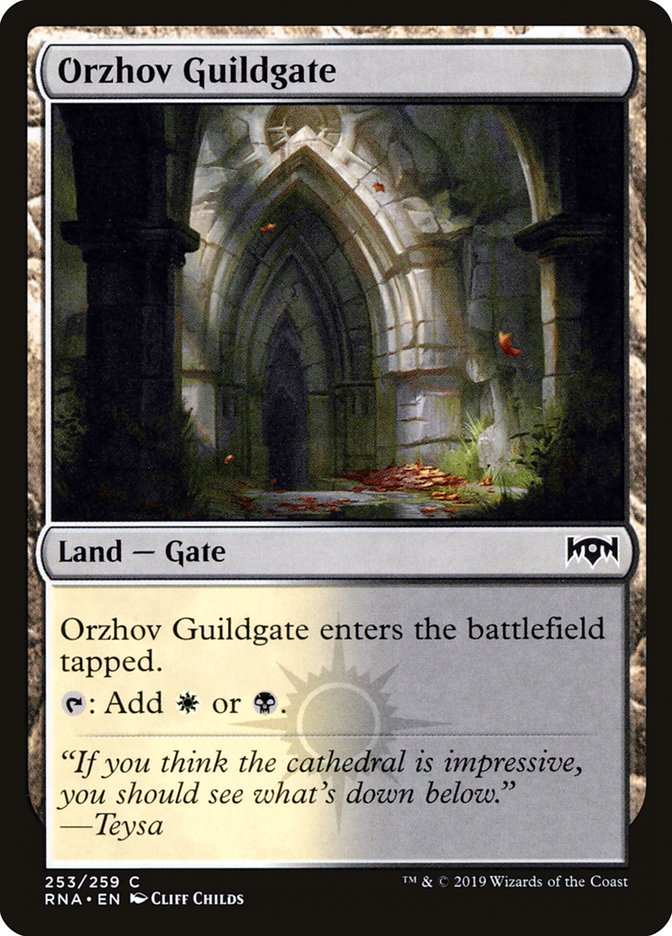 Orzhov Guildgate (253/259) [Ravnica Allegiance] MTG Single Magic: The Gathering | Red Claw Gaming