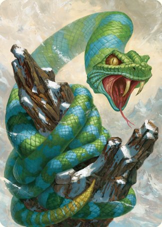 Ohran Frostfang Art Card [Commander Masters Art Series] MTG Single Magic: The Gathering | Red Claw Gaming