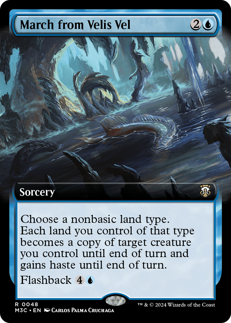 March from Velis Vel (Extended Art) [Modern Horizons 3 Commander] MTG Single Magic: The Gathering | Red Claw Gaming