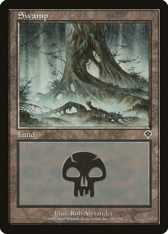 Swamp (341) [Invasion] MTG Single Magic: The Gathering | Red Claw Gaming