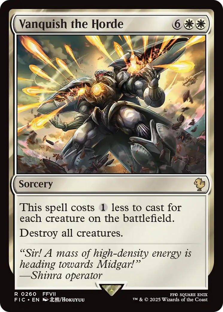 Vanquish the Horde [FINAL FANTASY Commander] MTG Single Magic: The Gathering | Red Claw Gaming