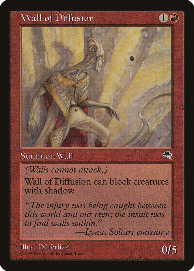 Wall of Diffusion [Tempest] MTG Single Magic: The Gathering | Red Claw Gaming