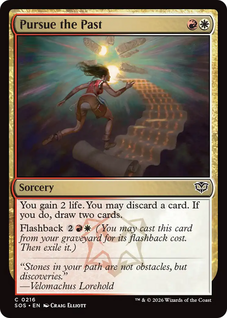 Pursue the Past [Secrets of Strixhaven] MTG Single Magic: The Gathering | Red Claw Gaming