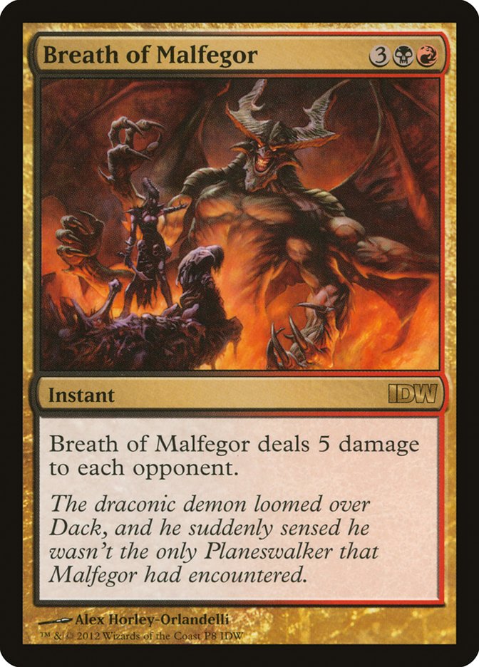 Breath of Malfegor [IDW Comics 2012] MTG Single Magic: The Gathering | Red Claw Gaming