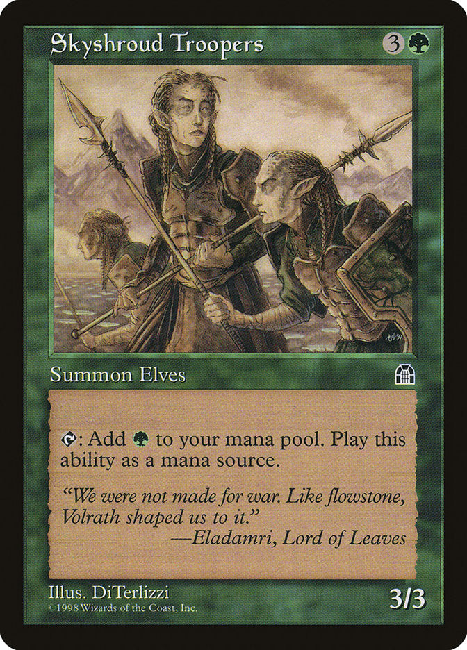 Skyshroud Troopers [Stronghold] MTG Single Magic: The Gathering | Red Claw Gaming