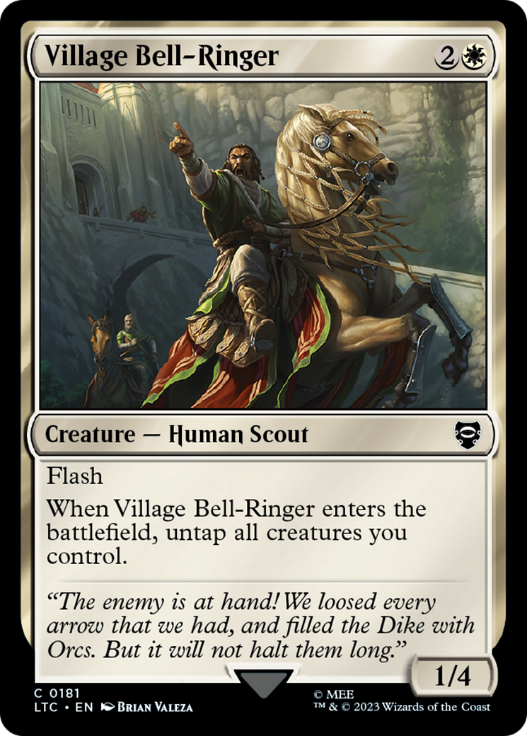 Village Bell-Ringer [The Lord of the Rings: Tales of Middle-Earth Commander] MTG Single Magic: The Gathering | Red Claw Gaming