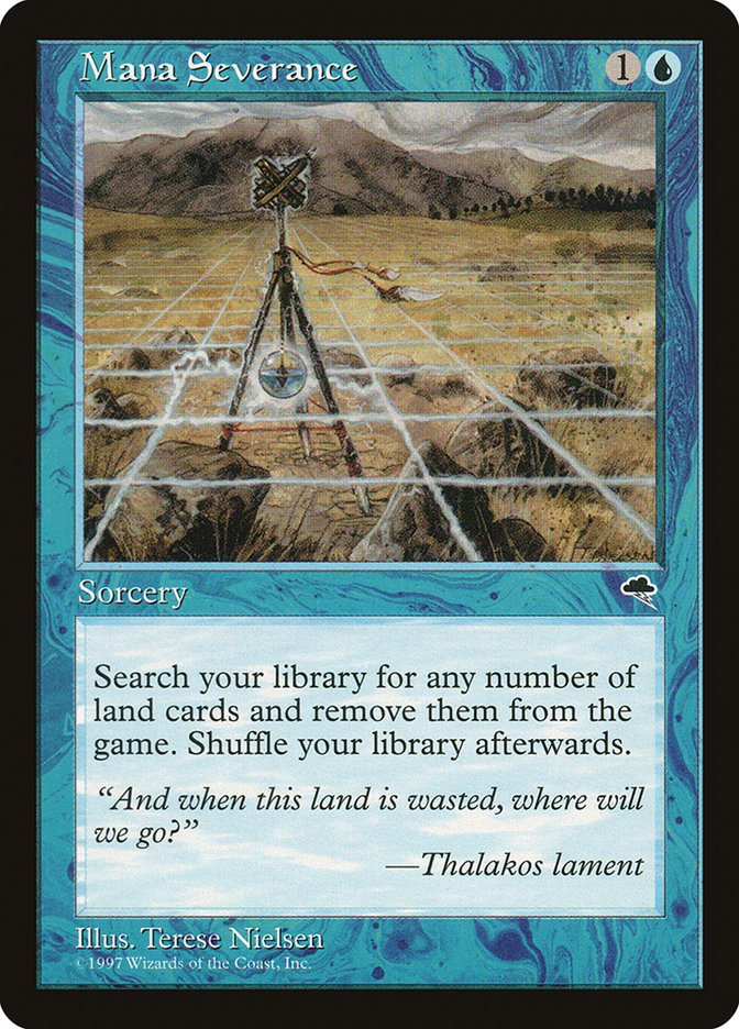 Mana Severance [Tempest] MTG Single Magic: The Gathering | Red Claw Gaming