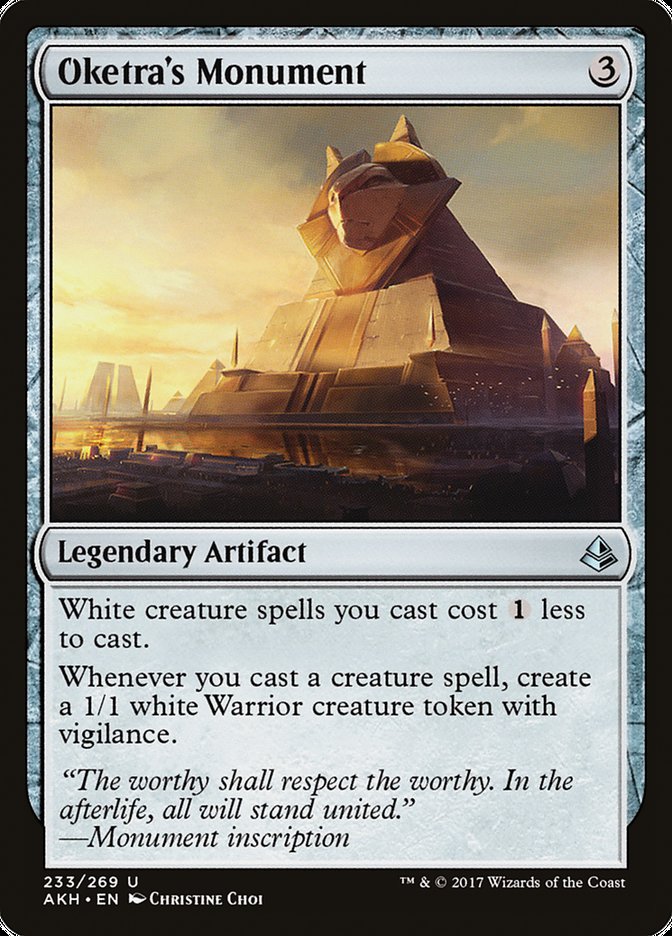 Oketra's Monument [Amonkhet] MTG Single Magic: The Gathering | Red Claw Gaming