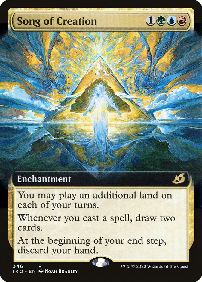 Song of Creation (Extended Art) [Ikoria: Lair of Behemoths] MTG Single Magic: The Gathering | Red Claw Gaming