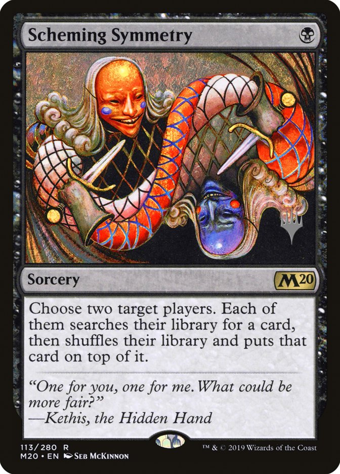 Scheming Symmetry (Promo Pack) [Core Set 2020 Promos] MTG Single Magic: The Gathering | Red Claw Gaming
