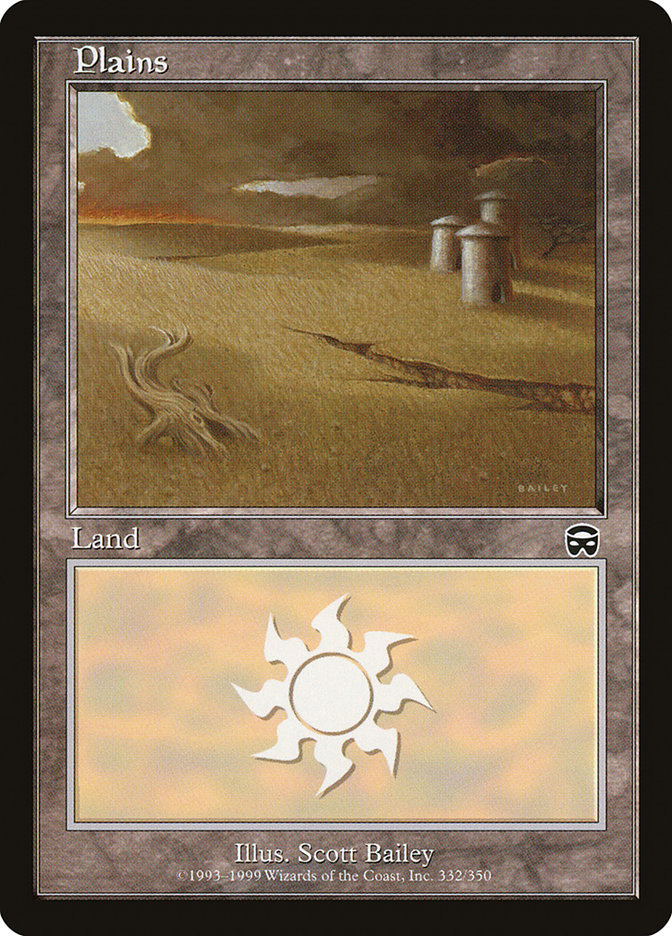 Plains (332) [Mercadian Masques] MTG Single Magic: The Gathering | Red Claw Gaming