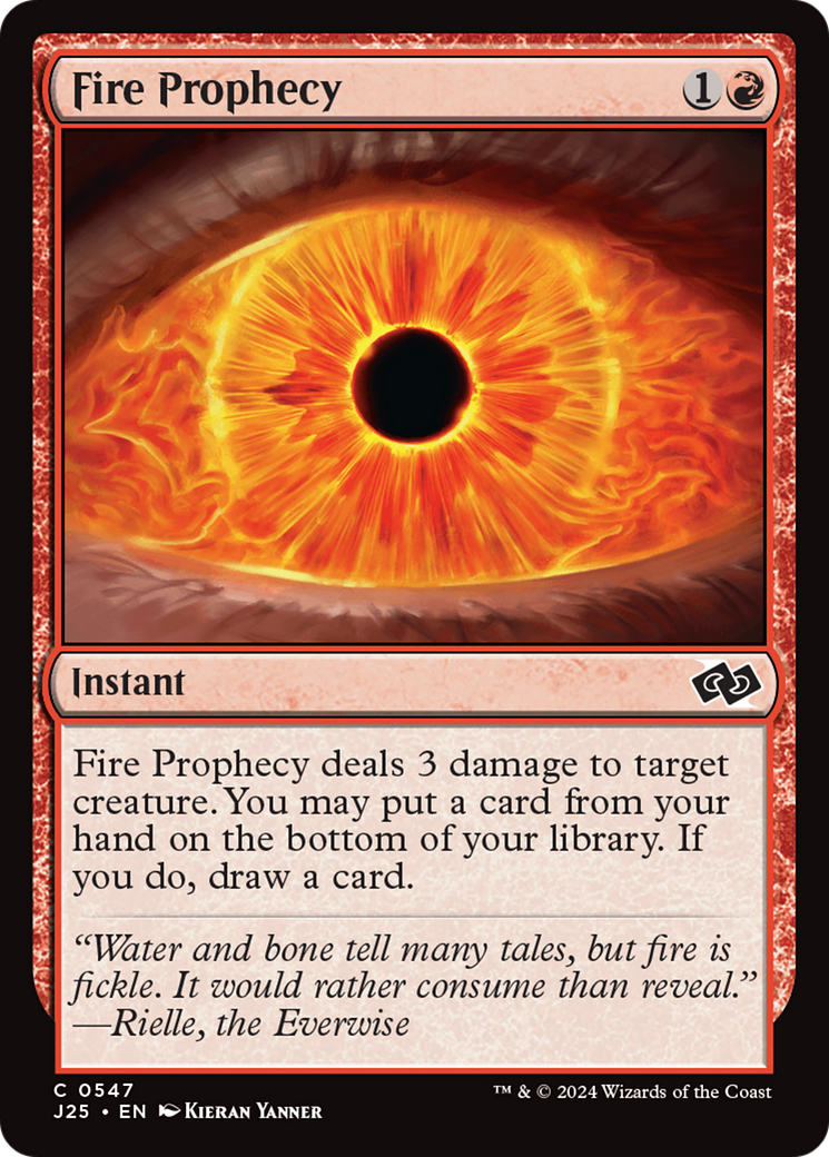 Fire Prophecy [Foundations Jumpstart] MTG Single Magic: The Gathering | Red Claw Gaming