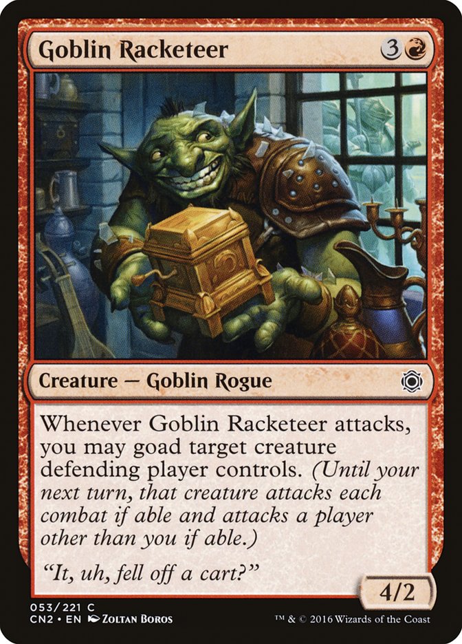 Goblin Racketeer [Conspiracy: Take the Crown] MTG Single Magic: The Gathering | Red Claw Gaming
