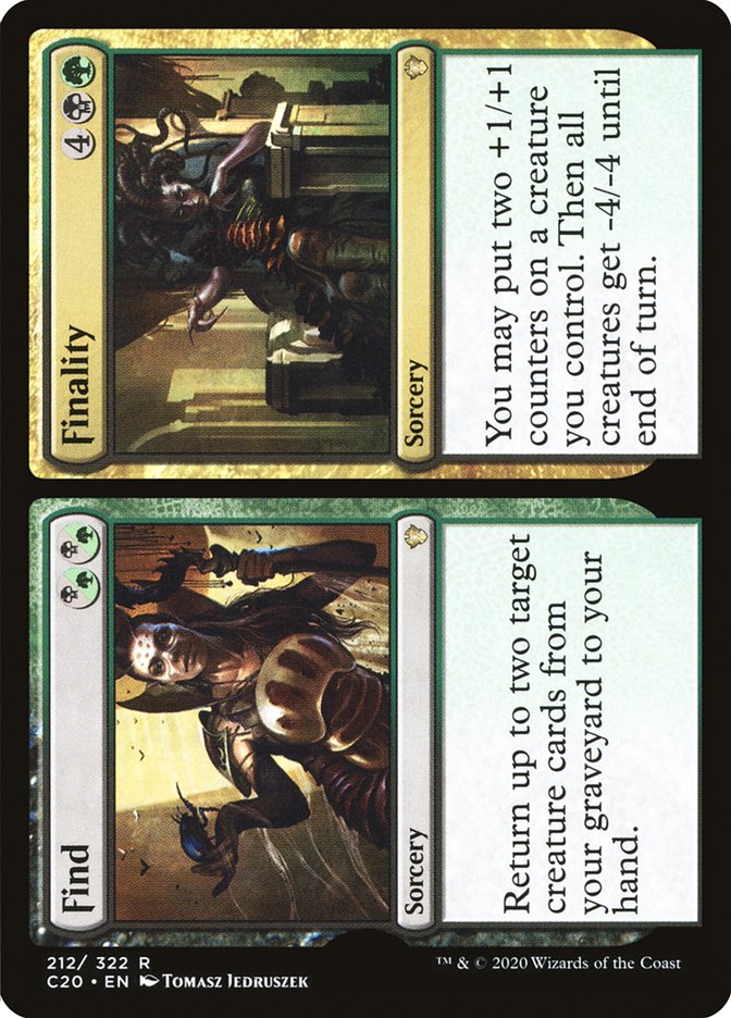 Find // Finality [Commander 2020] MTG Single Magic: The Gathering | Red Claw Gaming