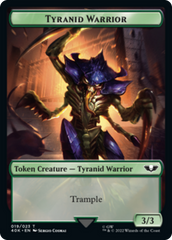 Tyranid (17) // Tyranid Warrior Double-Sided Token [Warhammer 40,000 Tokens] MTG Single Magic: The Gathering | Red Claw Gaming