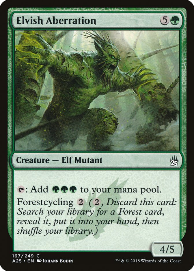 Elvish Aberration [Masters 25] MTG Single Magic: The Gathering | Red Claw Gaming