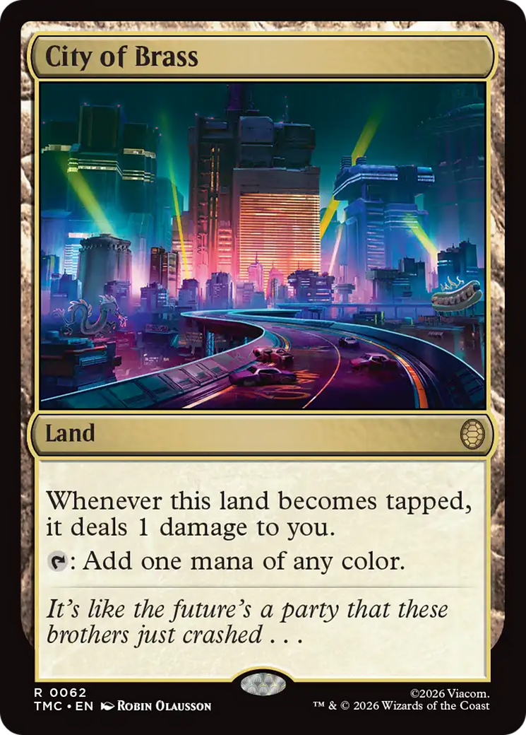 City of Brass [Teenage Mutant Ninja Turtles Commander] MTG Single Magic: The Gathering | Red Claw Gaming