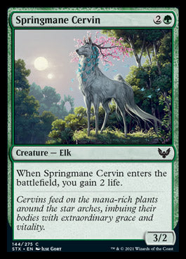 Springmane Cervin [Strixhaven: School of Mages] MTG Single Magic: The Gathering | Red Claw Gaming