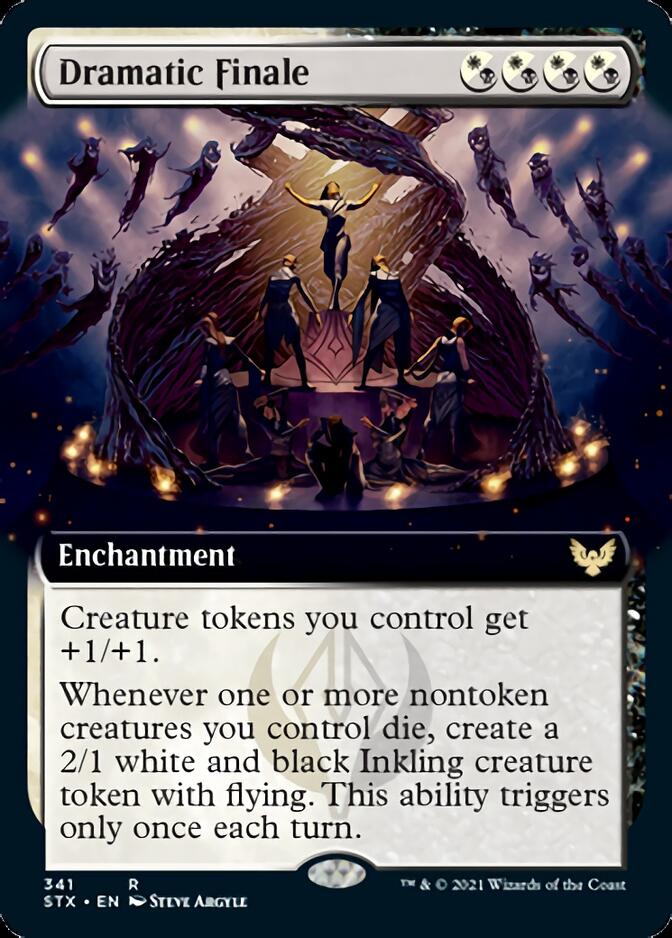 Dramatic Finale (Extended Art) [Strixhaven: School of Mages] MTG Single Magic: The Gathering | Red Claw Gaming