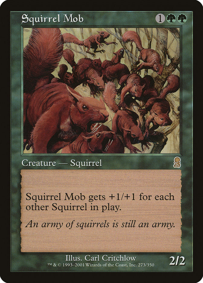 Squirrel Mob [Odyssey] MTG Single Magic: The Gathering | Red Claw Gaming
