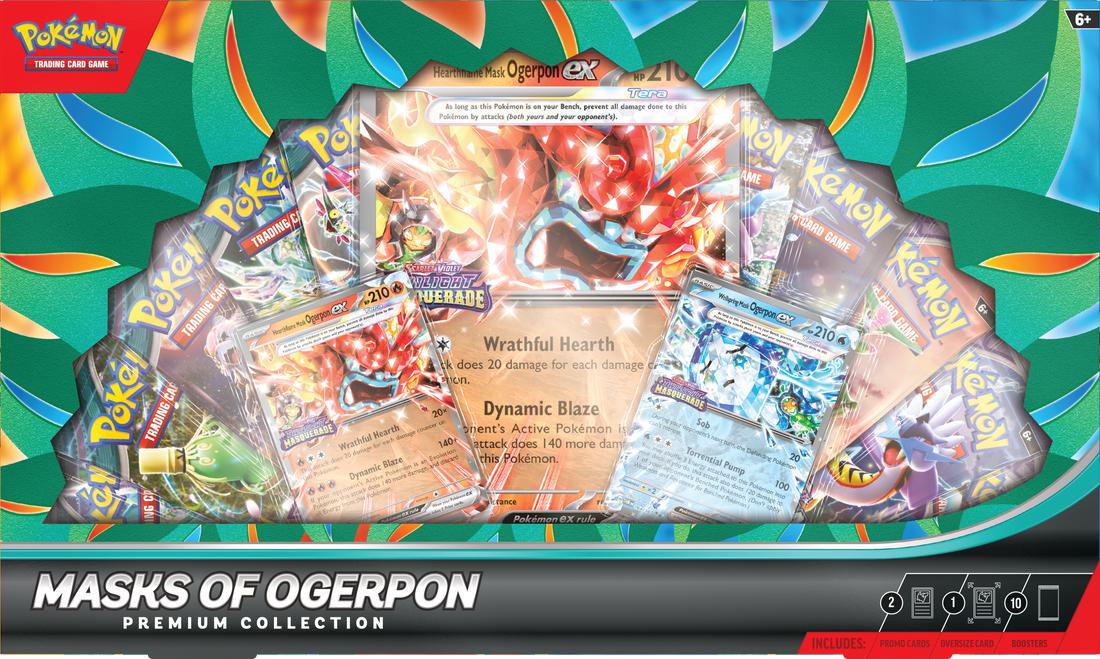 POKEMON MASKS OF OGERPON PREMIUM COLLECTION Pokemon Pokemon | Red Claw Gaming