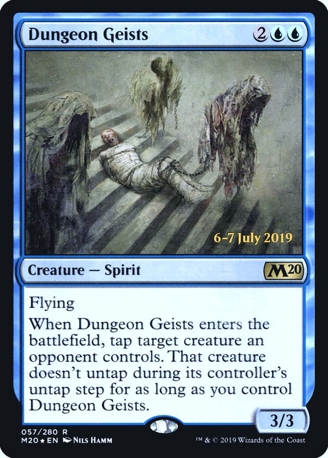 Dungeon Geists [Core Set 2020 Prerelease Promos] MTG Single Magic: The Gathering | Red Claw Gaming