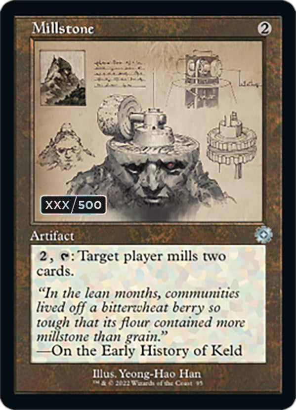 Millstone (Retro Schematic) (Serialized) [The Brothers' War Retro Artifacts] MTG Single Magic: The Gathering | Red Claw Gaming