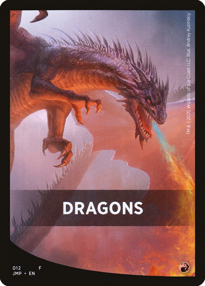 Dragons Theme Card [Jumpstart Front Cards] MTG Single Magic: The Gathering | Red Claw Gaming