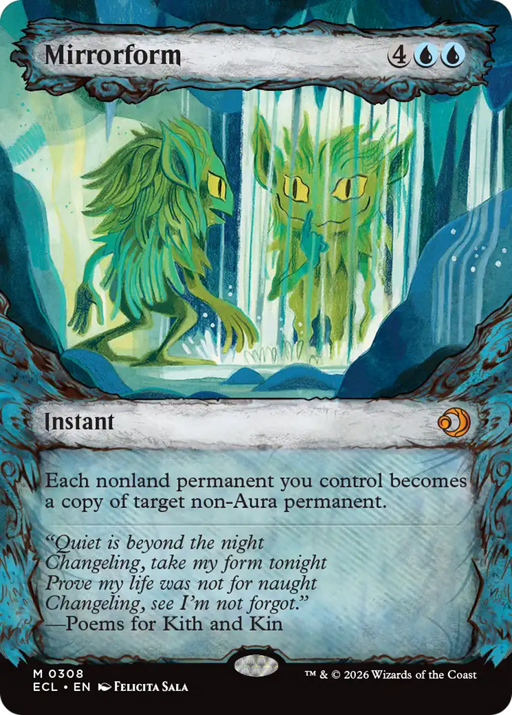 Mirrorform (Showcase) [Lorwyn Eclipsed] MTG Single Magic: The Gathering | Red Claw Gaming