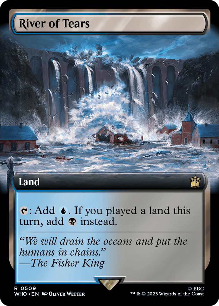 River of Tears (Extended Art) [Doctor Who] MTG Single Magic: The Gathering | Red Claw Gaming