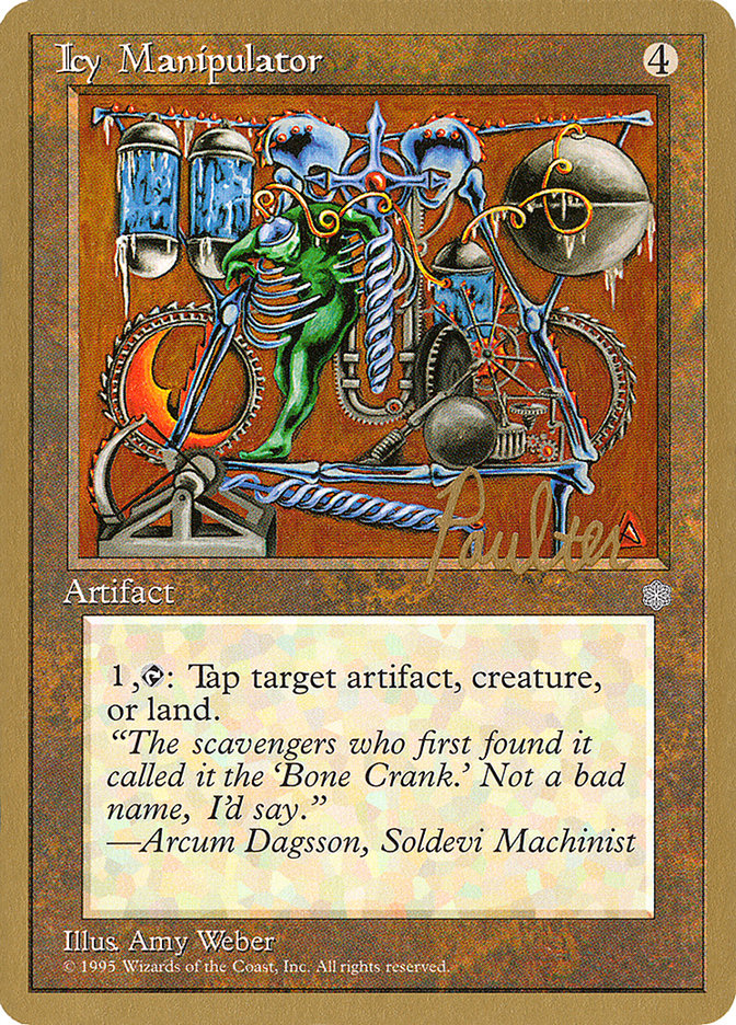 Icy Manipulator (Preston Poulter) [Pro Tour Collector Set] MTG Single Magic: The Gathering | Red Claw Gaming