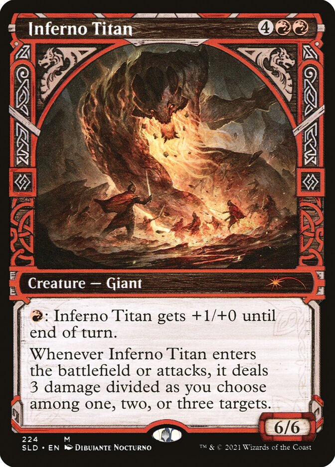 Inferno Titan [Secret Lair Drop Series] MTG Single Magic: The Gathering | Red Claw Gaming