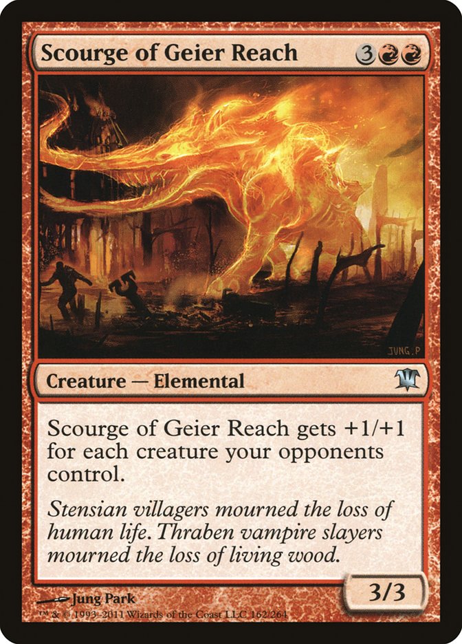 Scourge of Geier Reach [Innistrad] MTG Single Magic: The Gathering | Red Claw Gaming