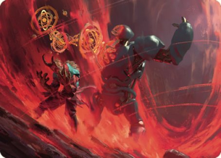 Twinferno Art Card [Dominaria United Art Series] MTG Single Magic: The Gathering | Red Claw Gaming