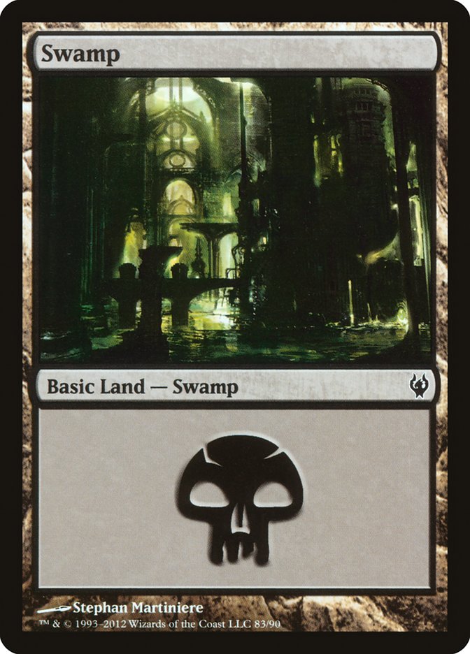 Swamp (83) [Duel Decks: Izzet vs. Golgari] MTG Single Magic: The Gathering | Red Claw Gaming