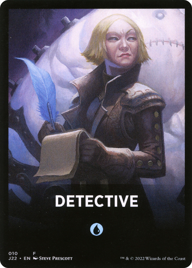 Detective Theme Card [Jumpstart 2022 Front Cards] MTG Single Magic: The Gathering | Red Claw Gaming