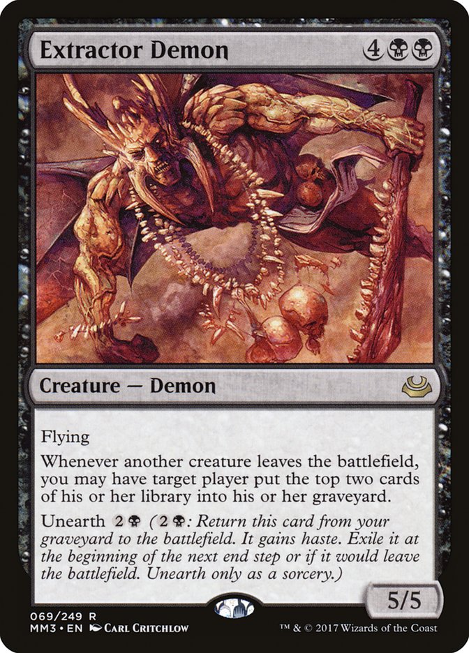 Extractor Demon [Modern Masters 2017] MTG Single Magic: The Gathering | Red Claw Gaming