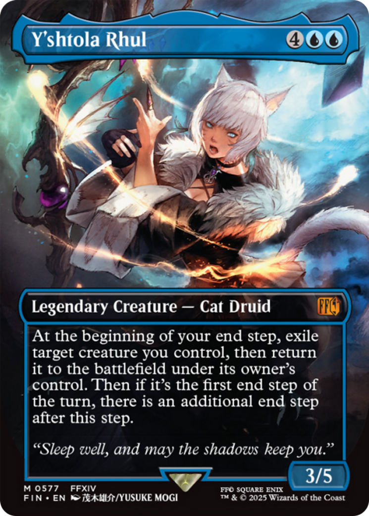 Y'shtola Rhul (Borderless) [FINAL FANTASY] MTG Single Magic: The Gathering | Red Claw Gaming