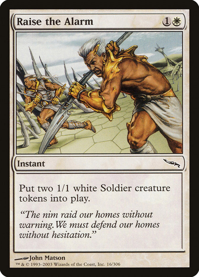 Raise the Alarm [Mirrodin] MTG Single Magic: The Gathering | Red Claw Gaming