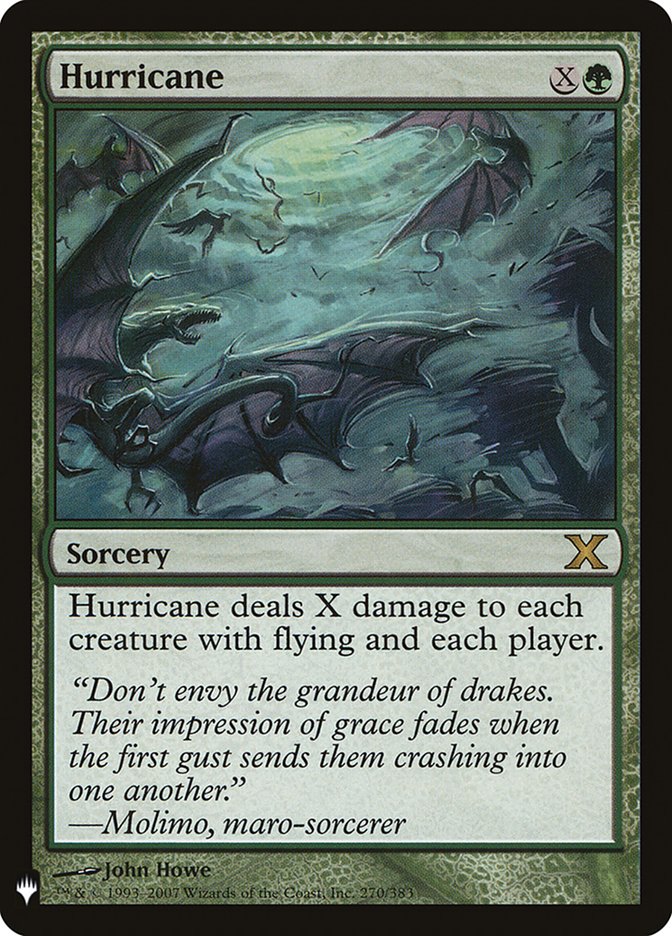 Hurricane [The List] MTG Single Magic: The Gathering | Red Claw Gaming
