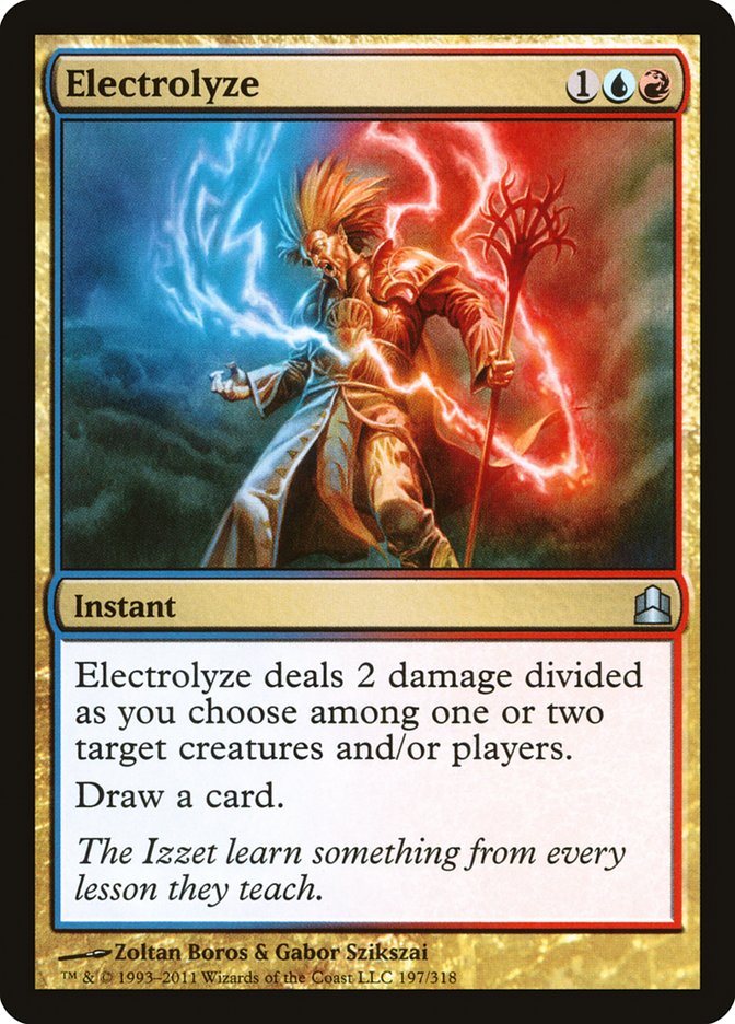 Electrolyze [Commander 2011] MTG Single Magic: The Gathering | Red Claw Gaming