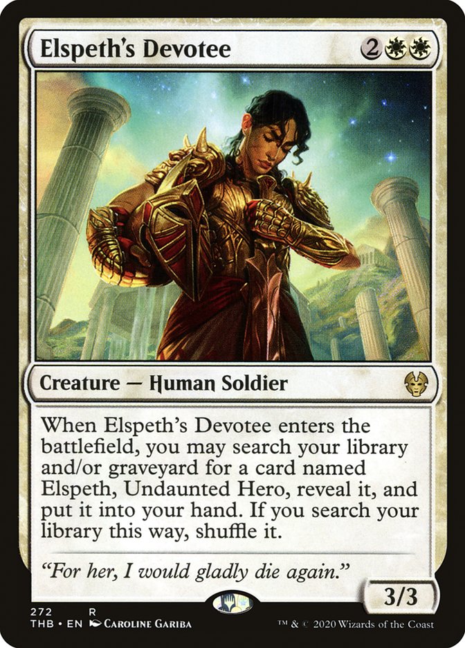 Elspeth's Devotee [Theros Beyond Death] MTG Single Magic: The Gathering | Red Claw Gaming