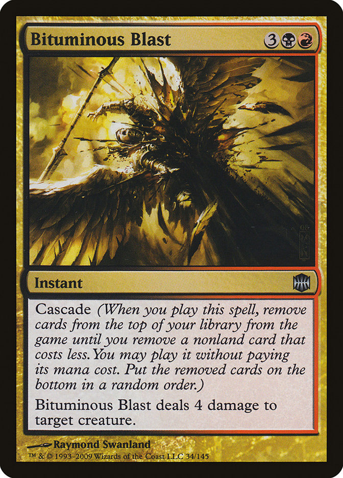 Bituminous Blast [Alara Reborn] MTG Single Magic: The Gathering | Red Claw Gaming