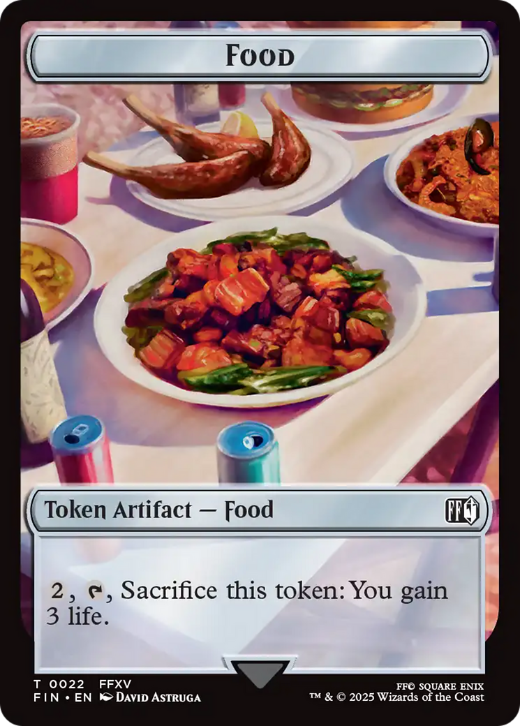 Hero (0003) // Food Double-Sided Token [FINAL FANTASY Tokens] MTG Single Magic: The Gathering | Red Claw Gaming
