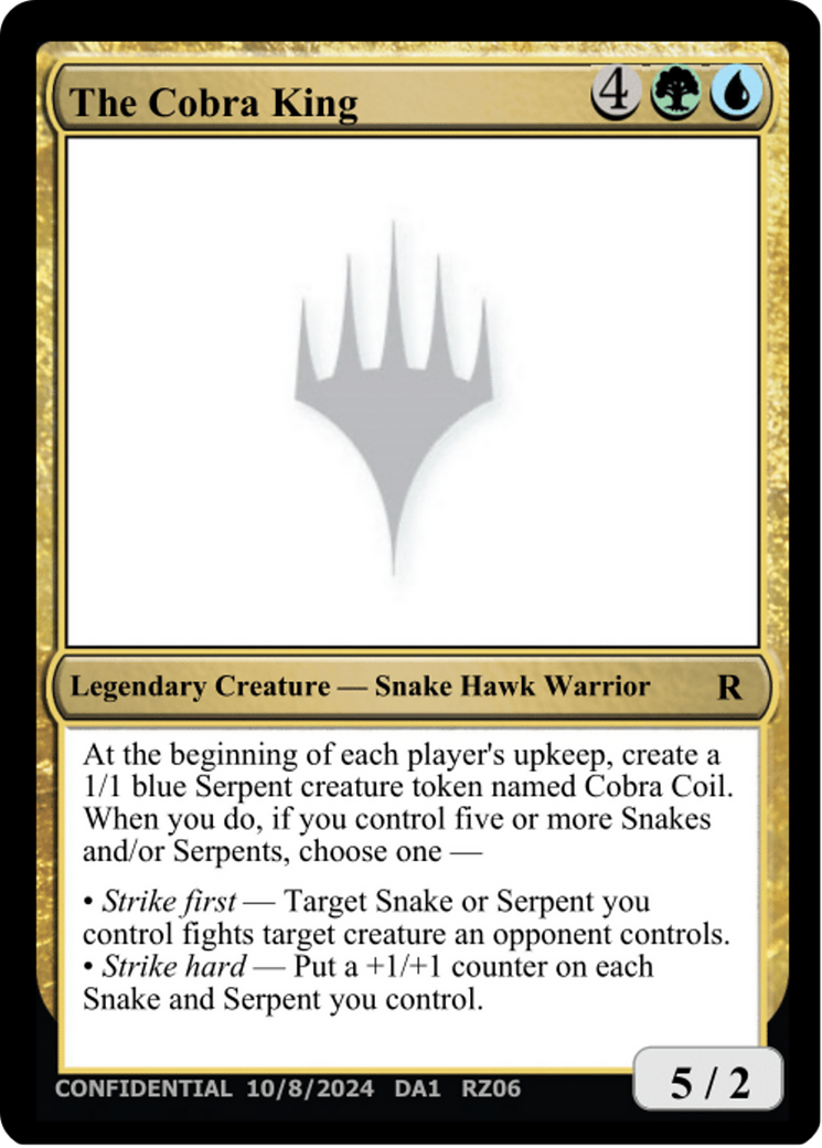 The Cobra King [Unknown Event] MTG Single Magic: The Gathering | Red Claw Gaming