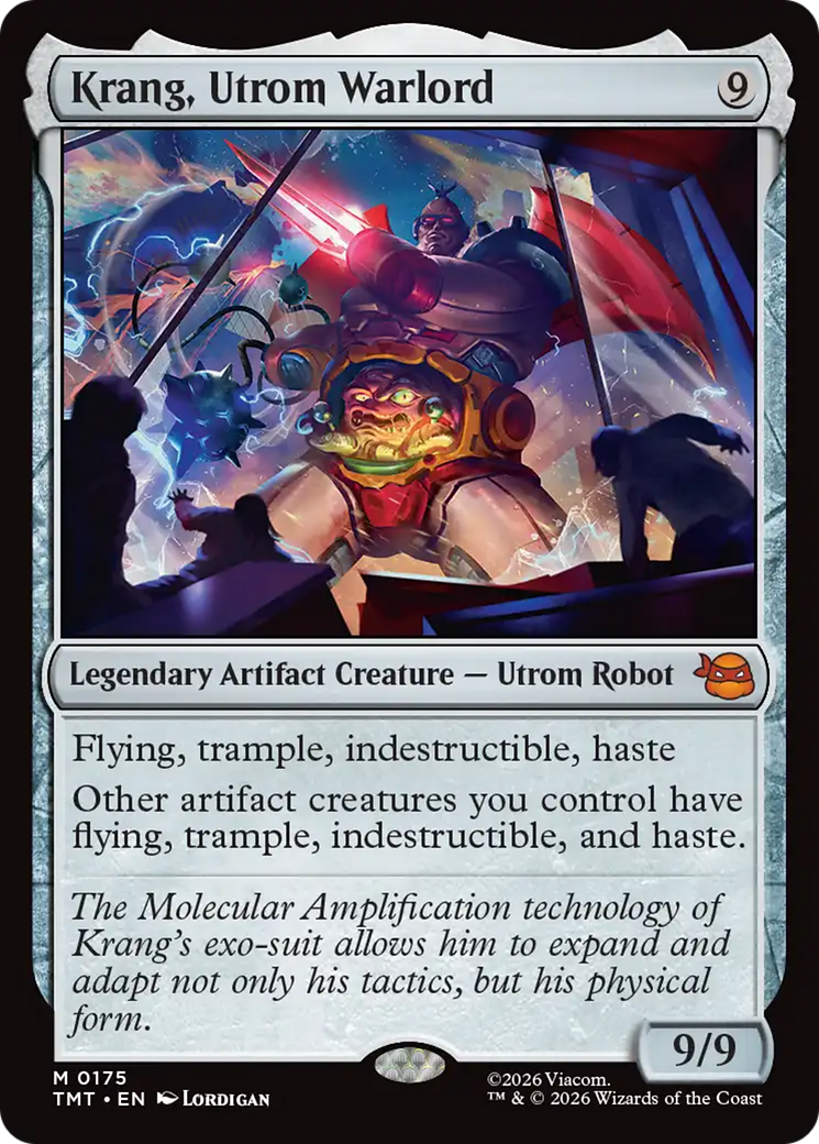 Krang, Utrom Warlord [Teenage Mutant Ninja Turtles] MTG Single Magic: The Gathering | Red Claw Gaming